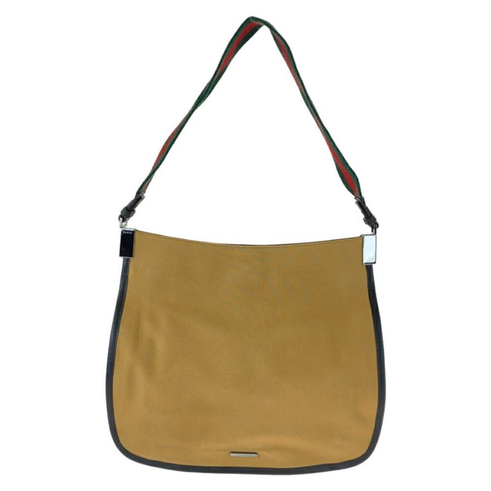 Gucci Canvas Sherry Line Handbag